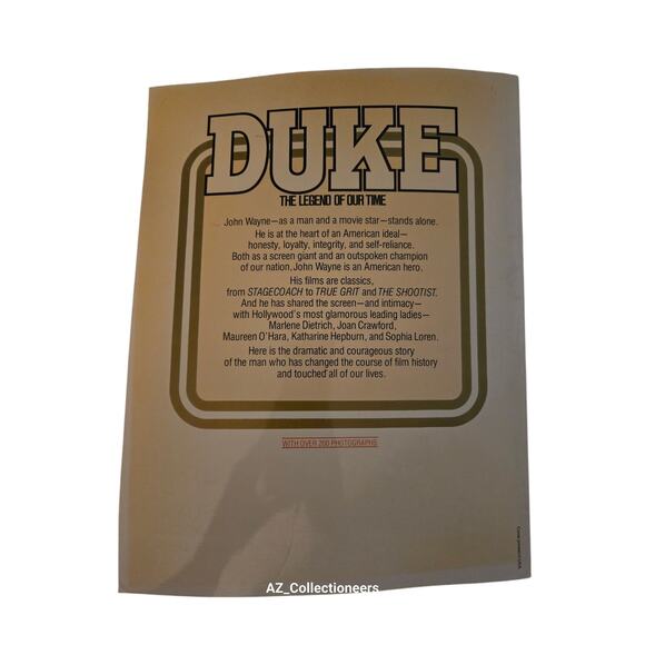 Duke the John Wayne album by John Boswell & Jay David 0345280881 Ballantine - Picture 4 of 6